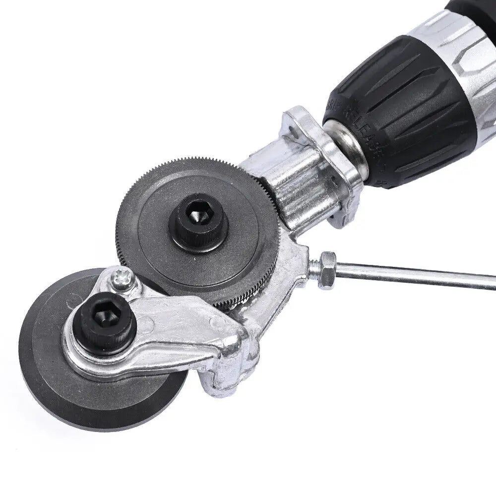 MetalMaster™ ⚙️✂️ – Electric Drill Shears Attachment for Precise Metal Cutting