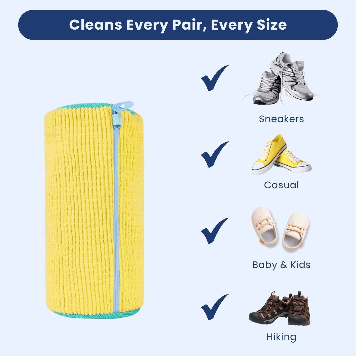 FreshSteps™ Washing Machine Reusable Sneaker Cleaning Bag