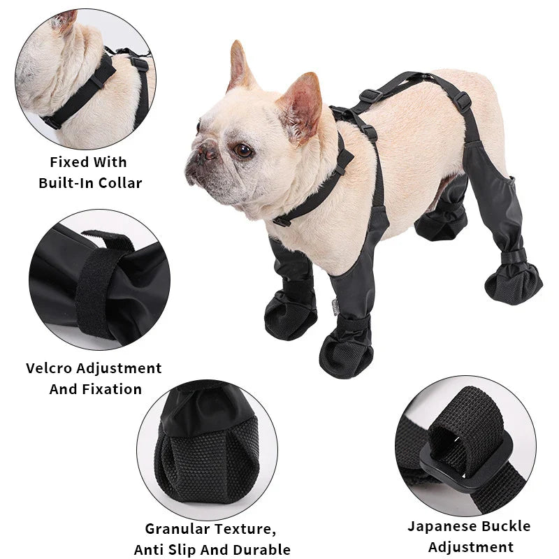 Waterproof Adjustable Dog Boots – Ultimate Paw Protection in Any Weather!