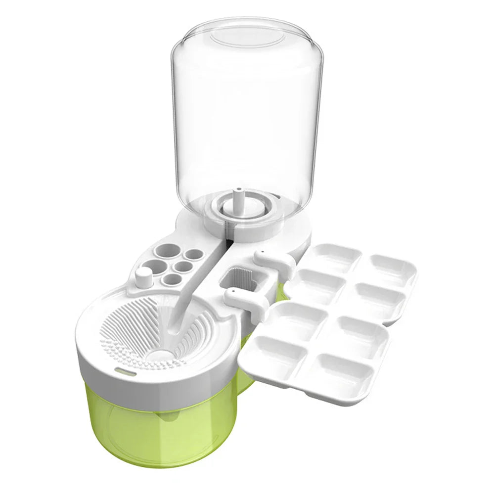 Universal Crafts Paint Brush Cleaner Rinse Cup – Keep Your Brushes Clean & Ready to Create!