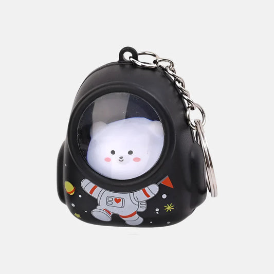Cute Cat Mini Keychain Flashlight – Light Up Your Day with Adorable Charm!