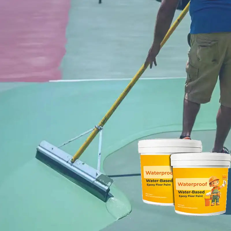 Waterproof Water-Based Epoxy Floor Paint – Durable, Eco-Friendly & Moisture-Resistant!