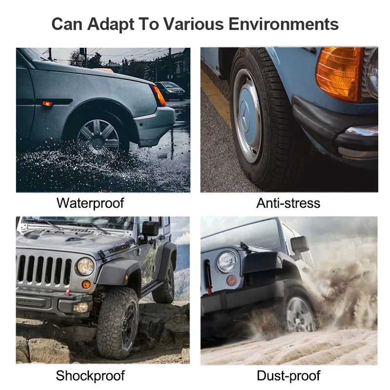 Solar Power Car Tire Pressure Monitoring Tool – Drive with Confidence!