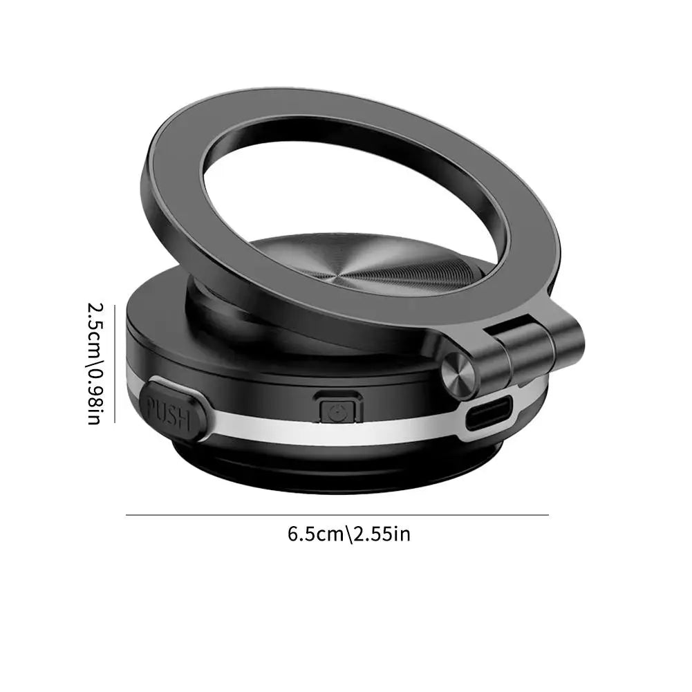 360° Rotating Electric Suction Magnetic Car Phone Holder – Ultimate Hands-Free Convenience!