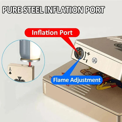 Green Flame Ace Card Torch Flame Lighter – Stylish, Powerful & Lucky!