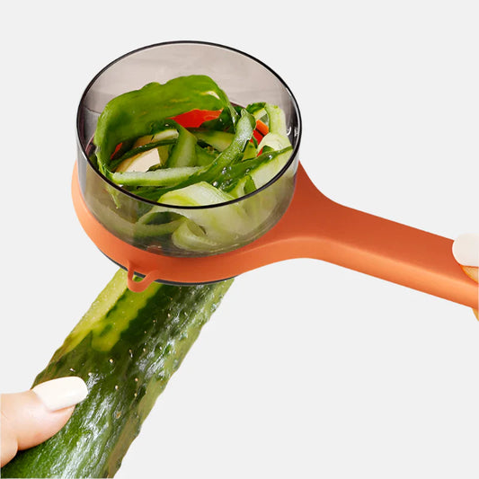 Double-Sided Stainless Steel Blade Peeling Knife With Storage Box – Effortless & Mess-Free Peeling!