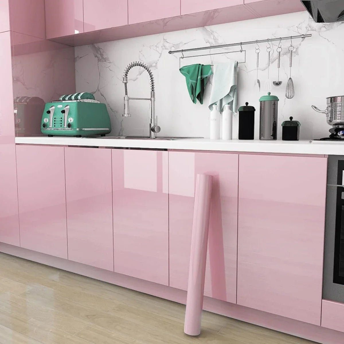 PVC Pearl Film Waterproof Self-Adhesive Wallpaper