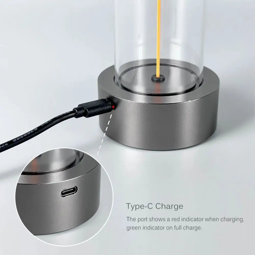 LuxeLumina™ Rechargeable Crystal Art Table Lamp