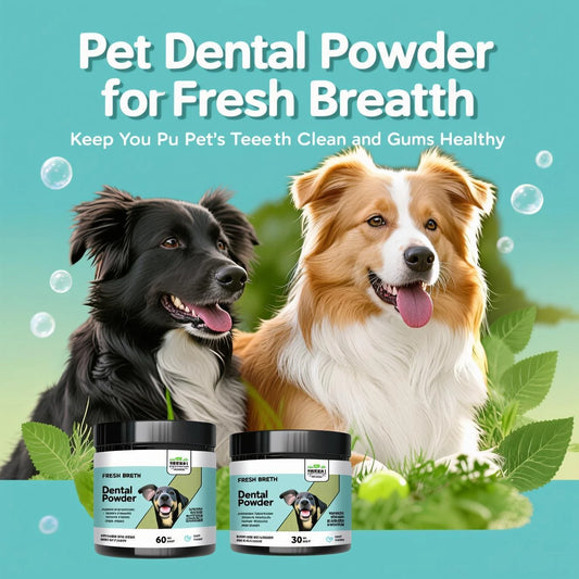 Natural Dog Cat Dental Care Powder