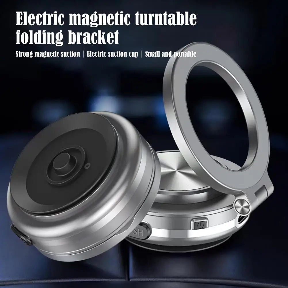 360° Rotating Electric Suction Magnetic Car Phone Holder – Ultimate Hands-Free Convenience!