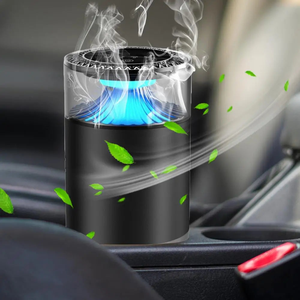 ✨AromaDrive™ - Intelligent Car Diffuser with LED Mist & Long-Lasting Fragrance 🚗