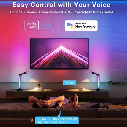 VibeSync™ SmartRocker LED Desk Ambiance Lamp