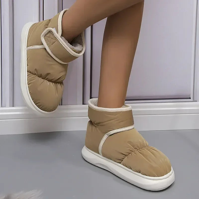 Women's Waterproof Plush Snow Boots