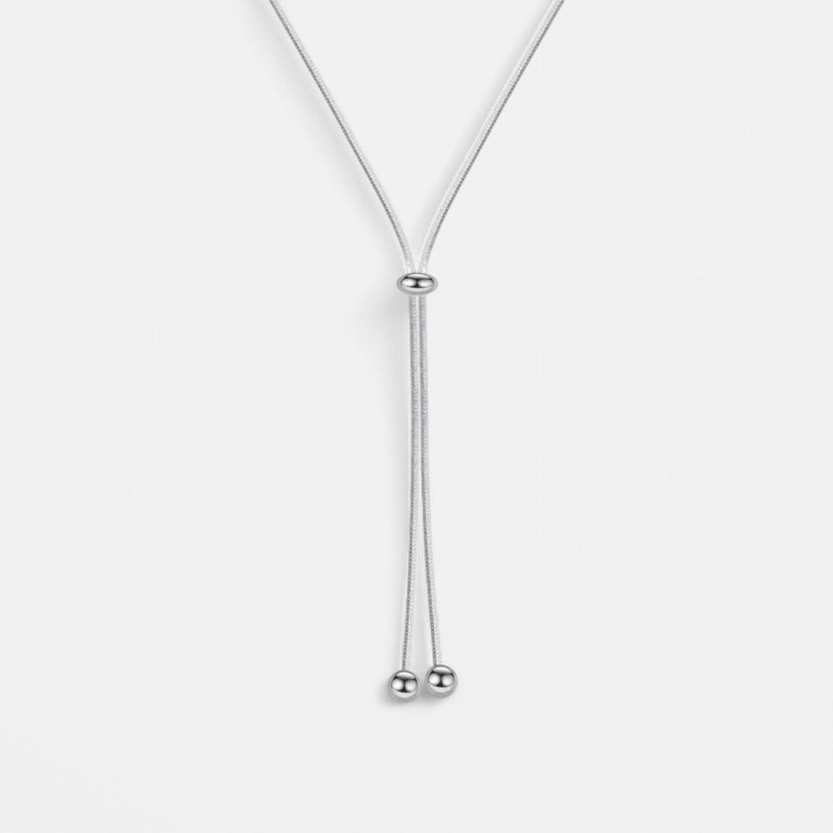 Long Tassel Titanium Steel Pendant Necklace