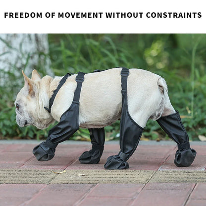 Waterproof Adjustable Dog Boots – Ultimate Paw Protection in Any Weather!