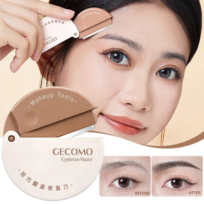 Portable Folding Eyebrow Razor – Stainless Steel Blade
