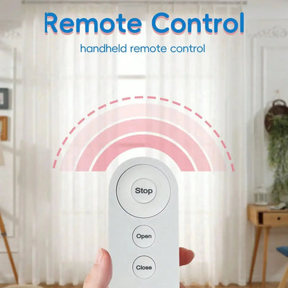 2PCS Smart Curtain Opener With Remote Control – Effortless Smart Home Automation!