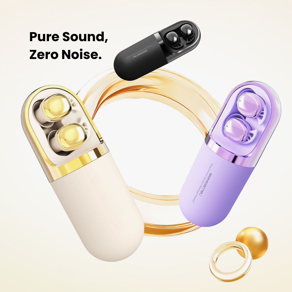 Vibration Massage Bluetooth Earphones