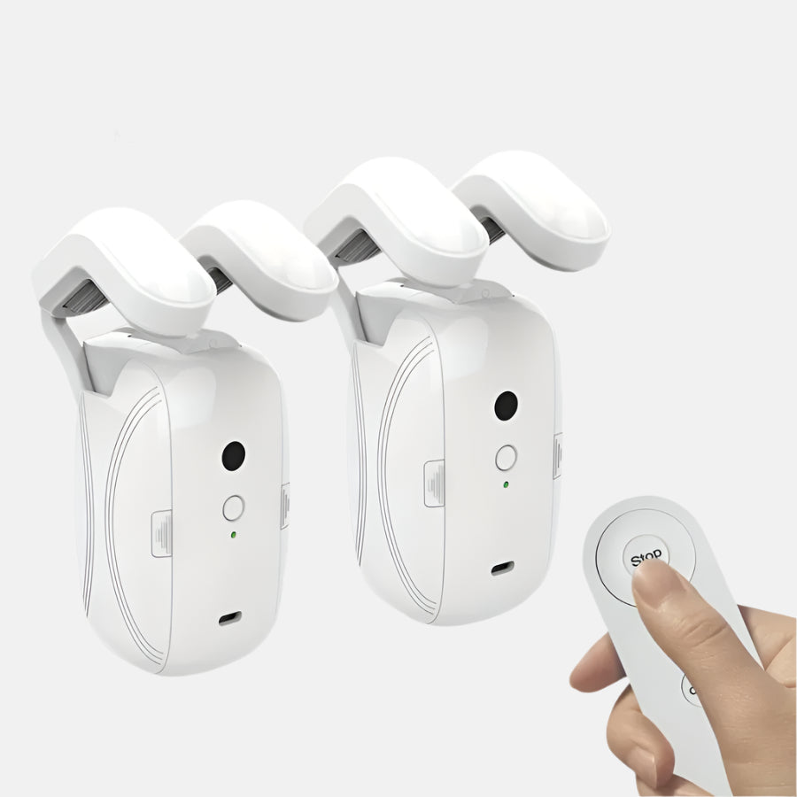 2PCS Smart Curtain Opener With Remote Control – Effortless Smart Home Automation!