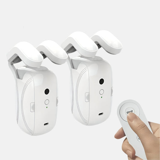 2PCS Smart Curtain Opener With Remote Control – Effortless Smart Home Automation!