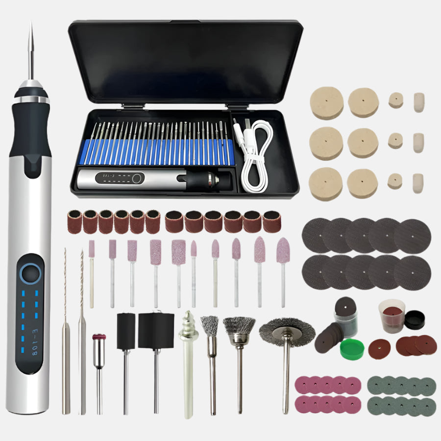 USB Rechargeable Portable Electric Micro-Sanding Engraving Pen – Precision & Creativity at Your Fingertips!
