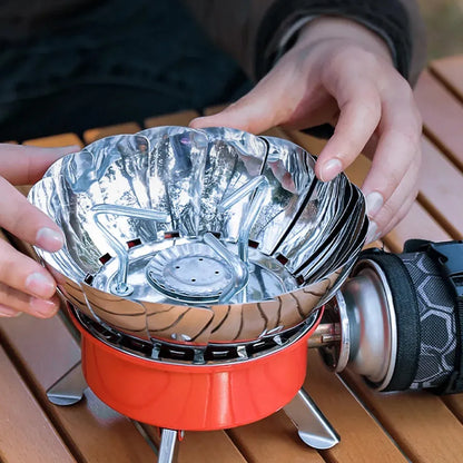 Lotus Mini Camping Gas Stove – Compact, Stable & Ready for Any Adventure!