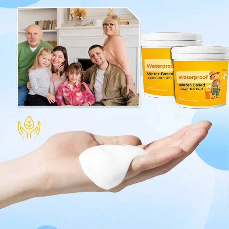 Waterproof Water-Based Epoxy Floor Paint – Durable, Eco-Friendly & Moisture-Resistant!