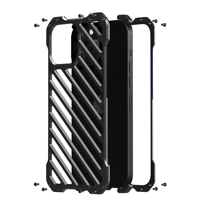 ArmorGuard™️ Metal Case for iPhone 15 14 13 12 Pro Max Plus