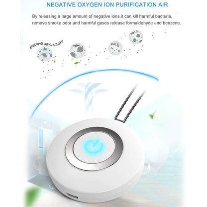 USB Portable Wearable Air Purifier