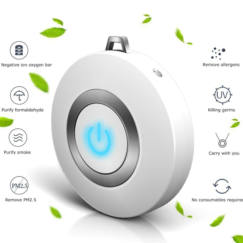 USB Portable Wearable Air Purifier