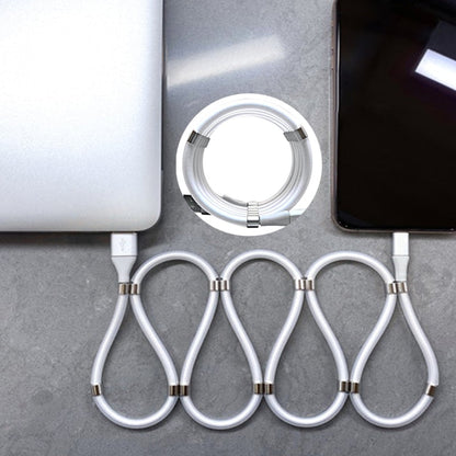Retractable Fast Charging Magnetic Data Cable