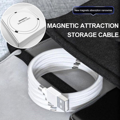 Retractable Fast Charging Magnetic Data Cable