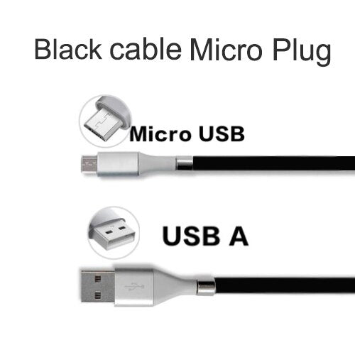 Retractable Fast Charging Magnetic Data Cable