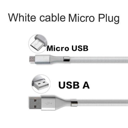 Retractable Fast Charging Magnetic Data Cable