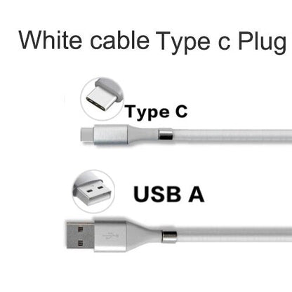 Retractable Fast Charging Magnetic Data Cable
