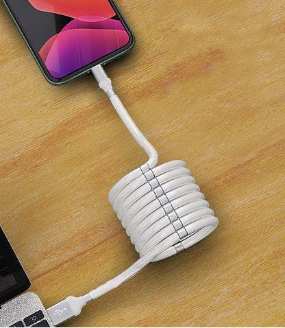 Retractable Fast Charging Magnetic Data Cable