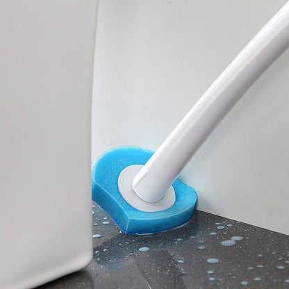 Replaceable Disposable Pad Toilet Wand