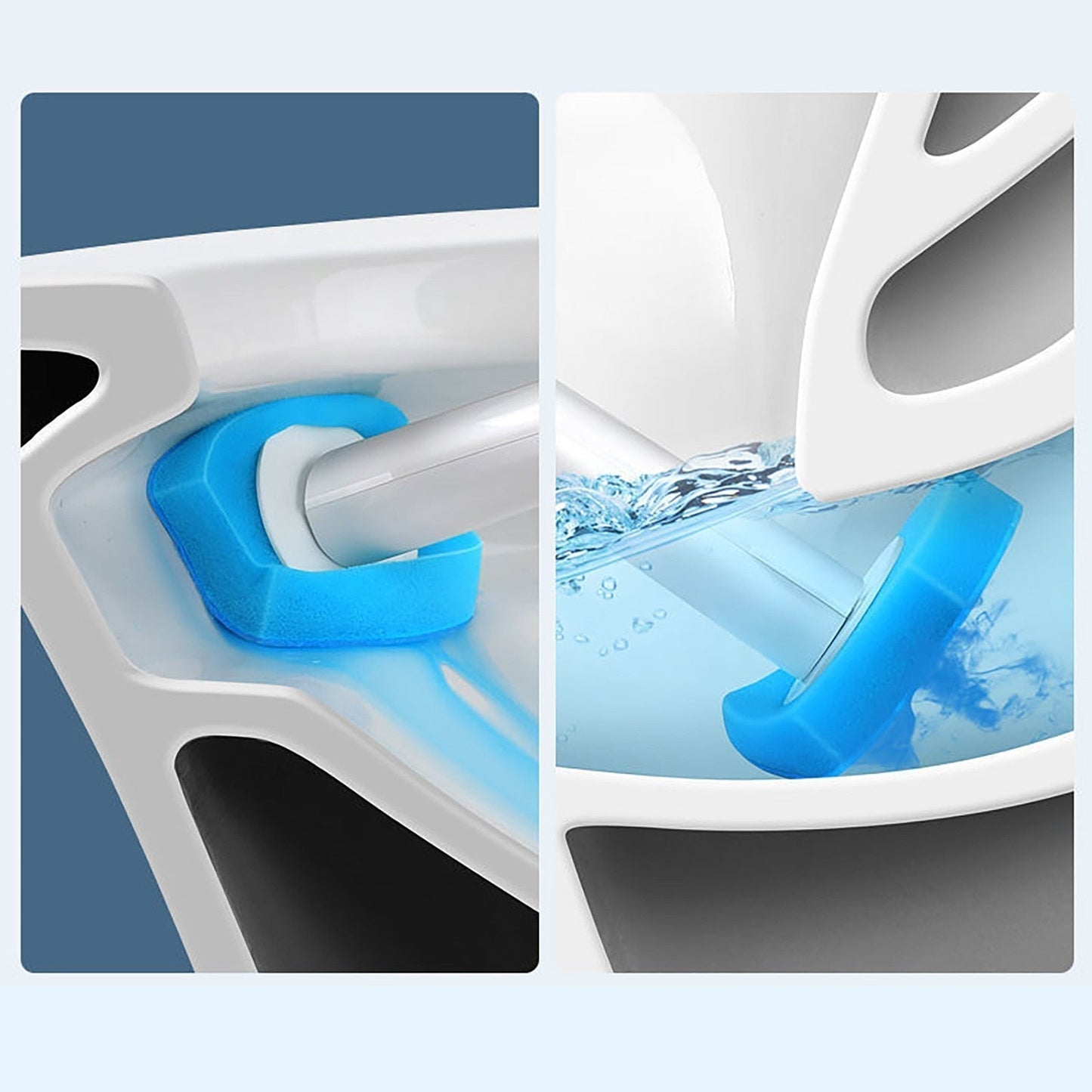 Replaceable Disposable Pad Toilet Wand