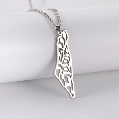 Myshape Palestine Map Pendant - LEGOSS