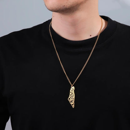 Myshape Palestine Map Pendant - LEGOSS