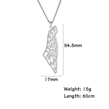 Myshape Palestine Map Pendant - LEGOSS
