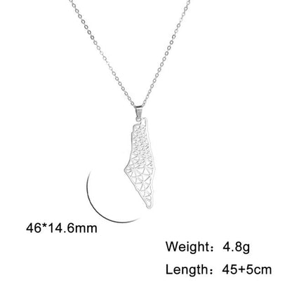 Myshape Palestine Map Pendant - LEGOSS