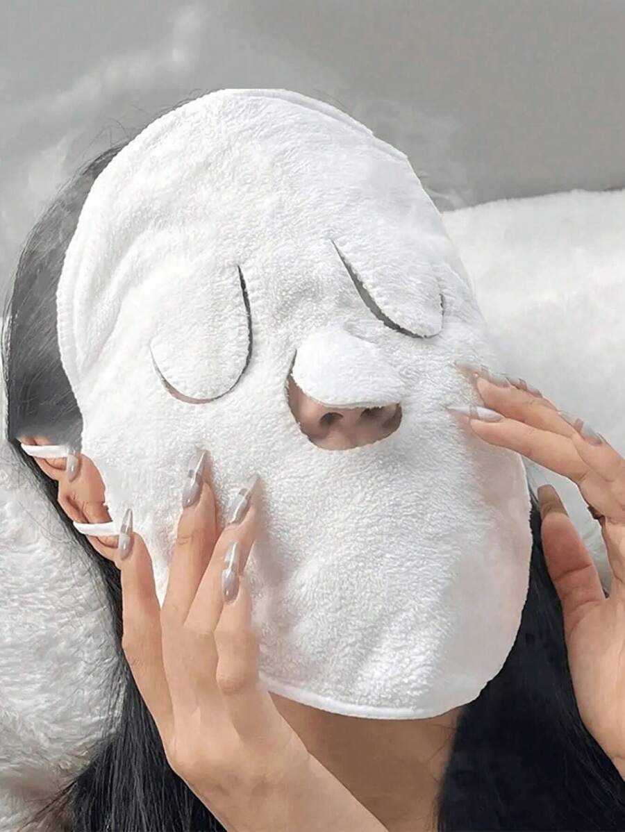 Reusable Cotton Facial Steaming Towel – Warm Compressed Mask
