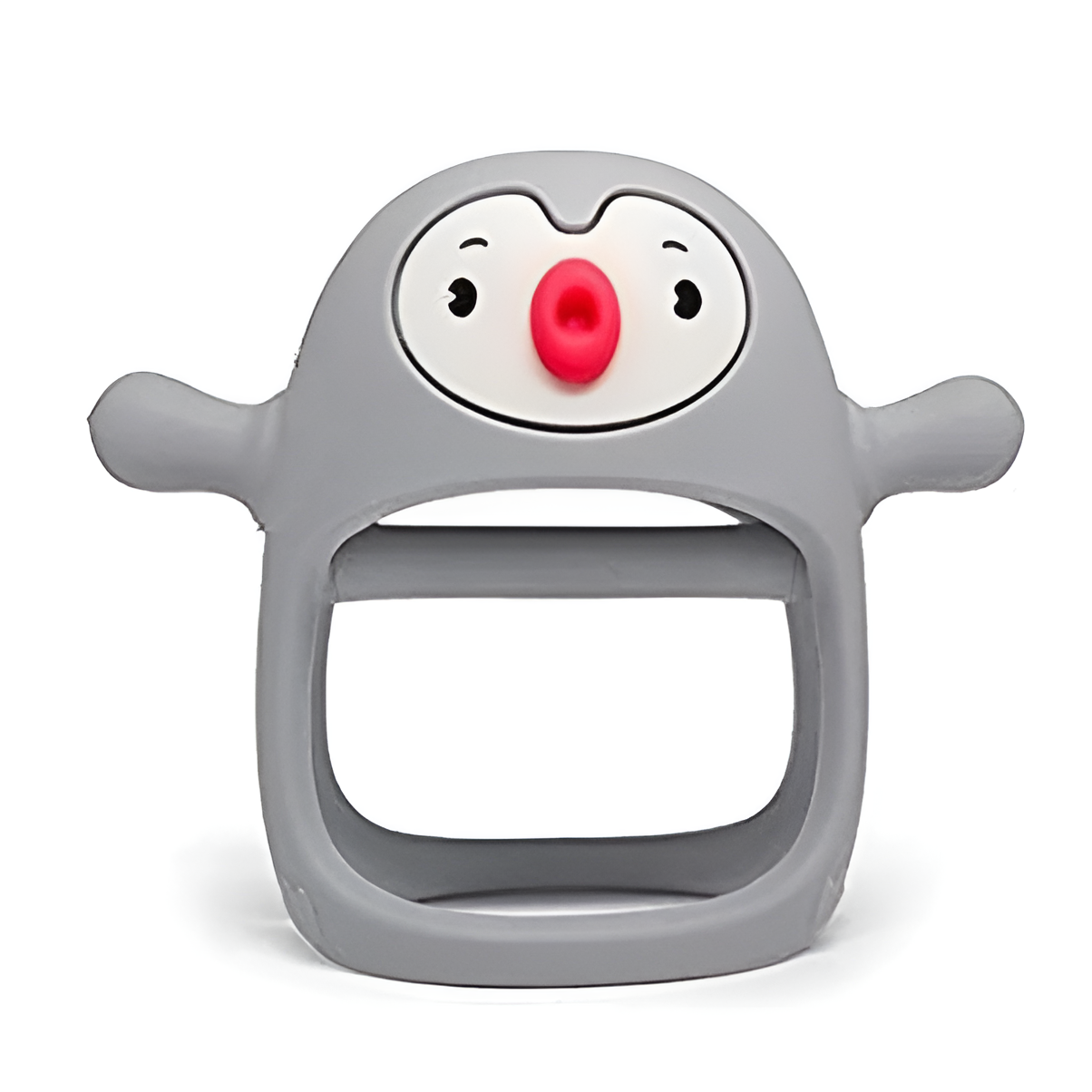 Stay-Put Silicone Teething Ring