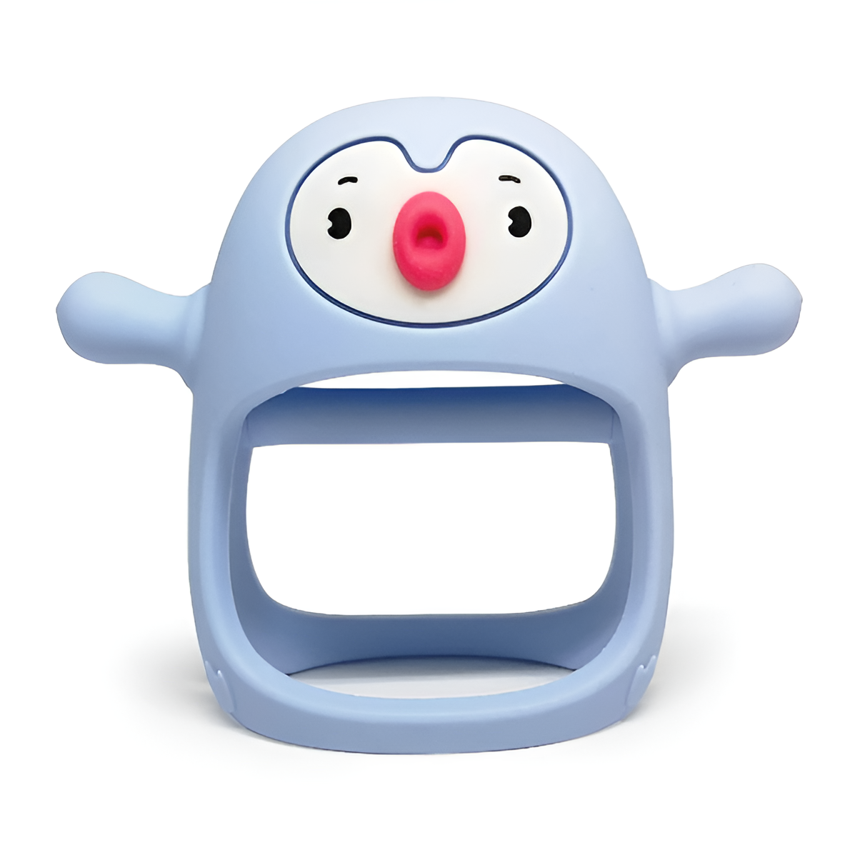 Stay-Put Silicone Teething Ring