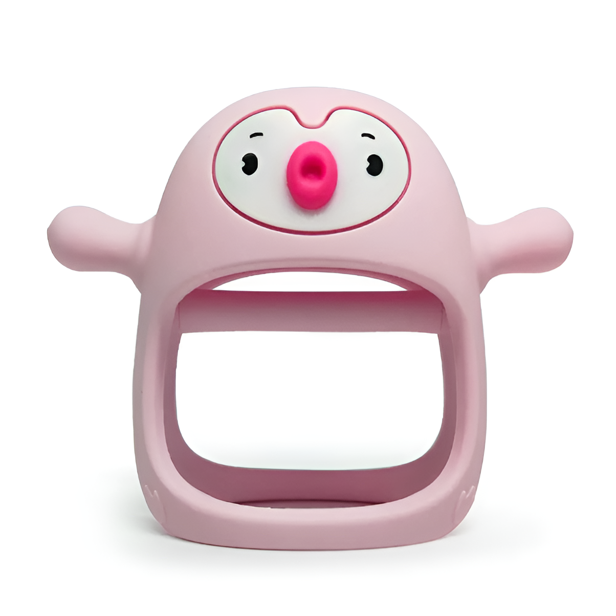 Stay-Put Silicone Teething Ring