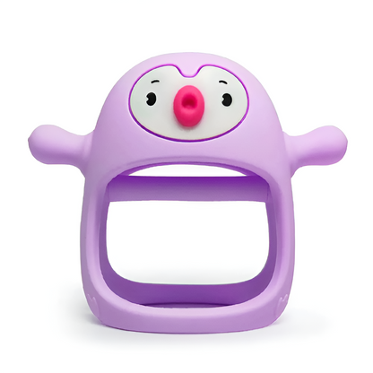 Stay-Put Silicone Teething Ring
